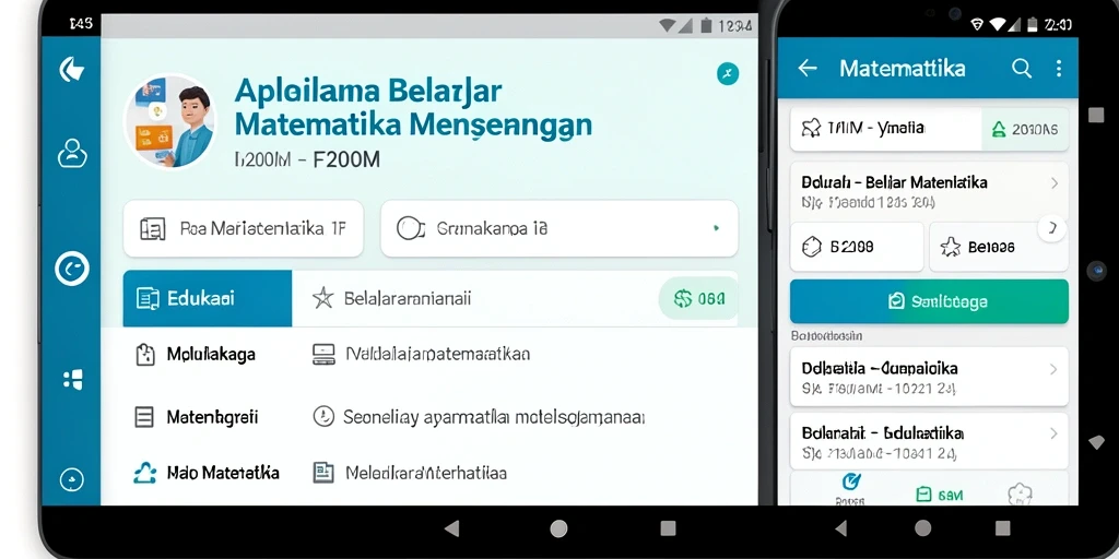Antarmuka aplikasi F200M yang interaktif dan mudah digunakan.