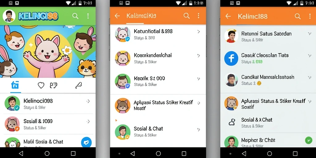 Tampilan antarmuka aplikasi KELINCI88 yang menarik dan fungsional.