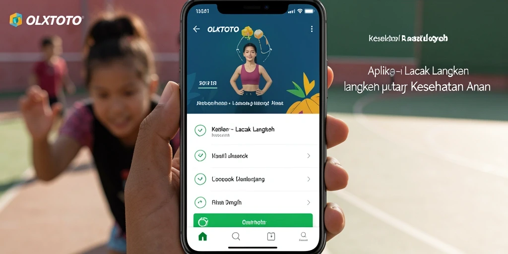 Screenshot antarmuka OLXTOTO yang menunjukkan pelacakan langkah.