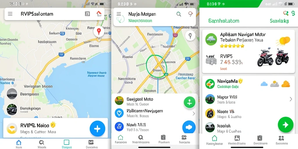 Antarmuka bersih dan fitur navigasi yang intuitif pada RVIP5.